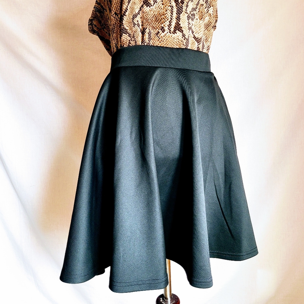Black Skater Skirt Size 3X